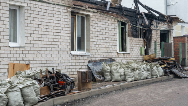 Professional Fire Damage Repair technician working in Edgewater, FL